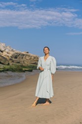 Sukienka kopertowa midi Pistacchio Rozmiar XS/S