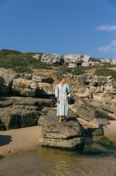 Sukienka kopertowa midi Pistacchio Rozmiar XS/S