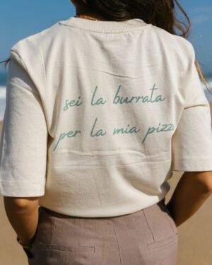 Organic cotton t-shirt “Ciao amore!”